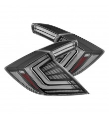 Задние фонари Honda Civic 16-21 светодиодные серии NOVA Prismatic цвет Black