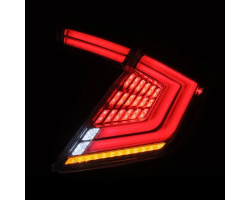 Задние фонари Honda Civic 2016-2021 светодиодные серии NOVA Prismatic цвет Clear Задние фонари Honda Civic 2016-2021 светодиодные серии NOVA Prismatic цвет Clear