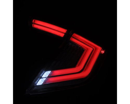 Задние фонари Honda Civic 2016-2021 светодиодные серии NOVA Prismatic цвет Clear Задние фонари Honda Civic 2016-2021 светодиодные серии NOVA Prismatic цвет Clear