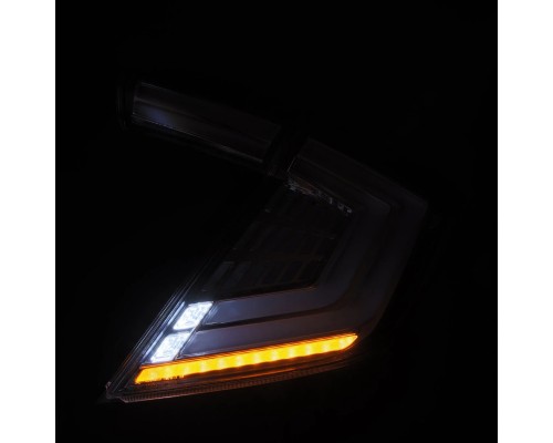 Задние фонари Honda Civic 2016-2021 светодиодные серии NOVA Prismatic цвет Clear Задние фонари Honda Civic 2016-2021 светодиодные серии NOVA Prismatic цвет Clear