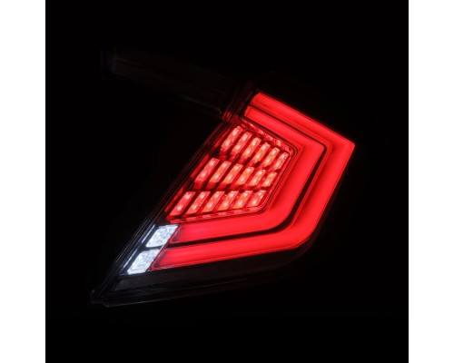 Задние фонари Honda Civic 2016-2021 светодиодные серии NOVA Prismatic цвет Clear Задние фонари Honda Civic 2016-2021 светодиодные серии NOVA Prismatic цвет Clear