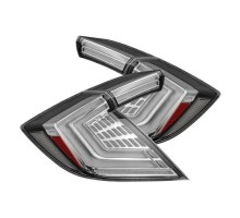 Задние фонари Honda Civic 16-21 светодиодные серии NOVA Prismatic цвет Clear 