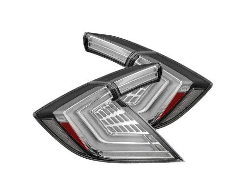 Задние фонари Honda Civic 2016-2021 светодиодные серии NOVA Prismatic цвет Clear Задние фонари Honda Civic 2016-2021 светодиодные серии NOVA Prismatic цвет Clear