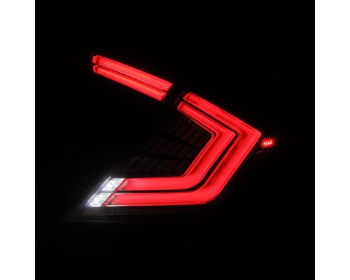 Задние фонари Honda Civic 2016-2021 светодиодные серии NOVA Prismatic цвет Clear Smoke Задние фонари Honda Civic 2016-2021 светодиодные серии NOVA Prismatic цвет Clear Smoke