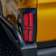 Задние фонари Toyota Tacoma 2016-2023 светодиодные с желтым поворотником серии NOVA Prismatic цвет Black