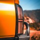 Задние фонари Toyota Tacoma 2016-2023 светодиодные с желтым поворотником серии NOVA Prismatic цвет Black