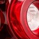 Задние фонари Nissan GT-R 2009-2025 с желтым поворотником серия NOVA цвет Red Clear