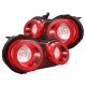 Задние фонари Nissan GT-R 2009-2025 с желтым поворотником серия NOVA цвет Red Clear