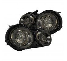 Задние фонари Nissan GT-R 2009-2025 с желтым поворотником серия NOVA цвет Light Smoke