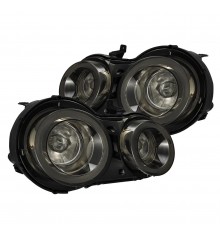 Задние фонари Nissan GT-R 2009-2025 с желтым поворотником серия NOVA цвет Light Smoke