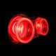 Задние фонари Nissan GT-R 2009-2025 с желтым поворотником серия NOVA цвет Red Smoke