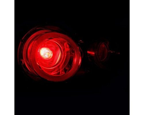 Задние фонари Nissan GT-R 2009-2025 с желтым поворотником серия NOVA цвет Red Smoke