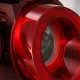Задние фонари Nissan GT-R 2009-2025 с желтым поворотником серия NOVA цвет Red Smoke