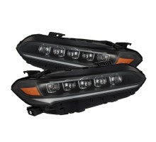 Фары Honda Civic 22-25 светодиодные серии Nova цвет Black