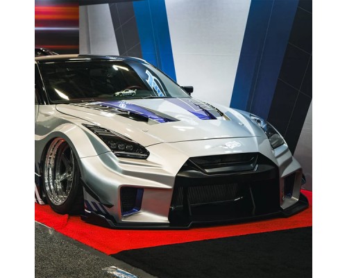 Фары Nissan GT-R 2009-2025 светодиодные серия NOVA цвет Back