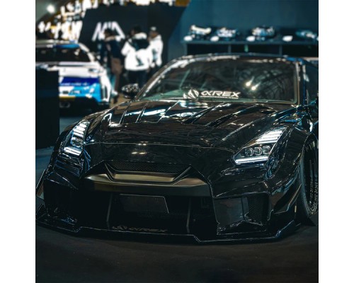 Фары Nissan GT-R 2009-2025 светодиодные серия NOVA цвет Back