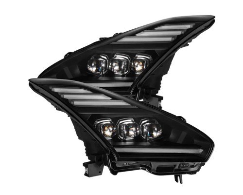 Фары Nissan GT-R 2009-2025 светодиодные серия NOVA цвет Back