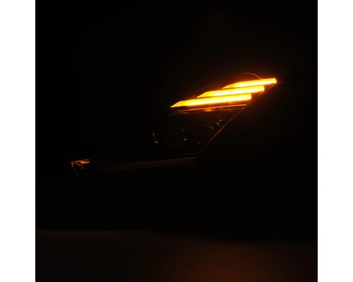 Фары Nissan GT-R 2009-2025 светодиодные серия NOVA цвет Alpha-Back