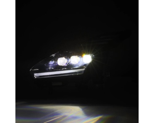 Фары Nissan GT-R 2009-2025 светодиодные серия NOVA цвет Alpha-Back