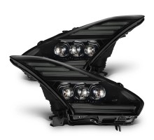 Фары Nissan GT-R 2009-2025 светодиодные серия NOVA цвет Alpha-Back