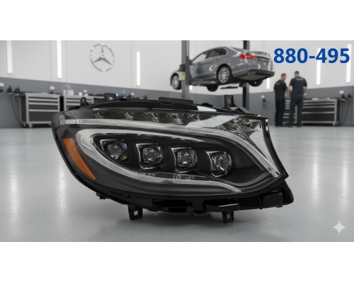 Фары Mercedes Sprinter 2019-2025 светодиодные серии NOVA цвет Black 