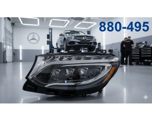 Фары Mercedes Sprinter 2019-2025 светодиодные серии NOVA цвет Black 