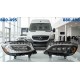 Фары Mercedes Sprinter 2019-2025 светодиодные серии NOVA цвет Black 
