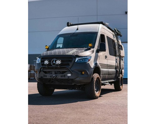 Фары Mercedes Sprinter 2019-2025 светодиодные серии NOVA цвет Alpha-Black