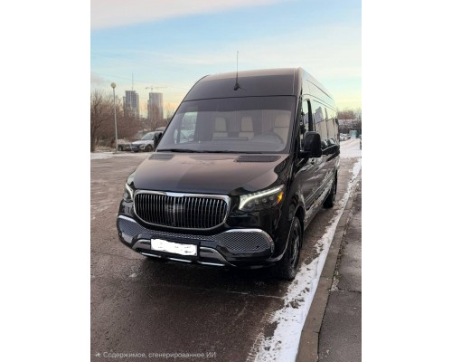 Фары Mercedes Sprinter 2019-2025 светодиодные серии NOVA цвет Alpha-Black