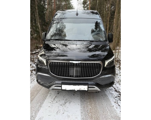 Фары Mercedes Sprinter 2019-2025 светодиодные серии NOVA цвет Alpha-Black