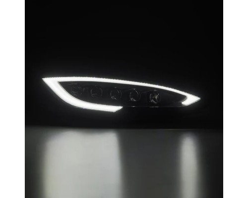 Фары Tesla Model S 2012-2021 светодиодные серия NOVA цвет Black Фары Tesla Model S 2012-2021 светодиодные серия NOVA цвет Black