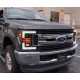 Ford F250 F350 F450 F550 Super Duty линзованные галогенные фары 2017-2019 серия PRO цвет Jet Black