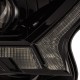 Фары Ford Ranger 2019-2023 линзованные галогенные серия PRO цвет Alpha-Black
