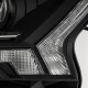 Фары Ford Ranger 2019-2023 линзованные галогенные серия PRO цвет Black