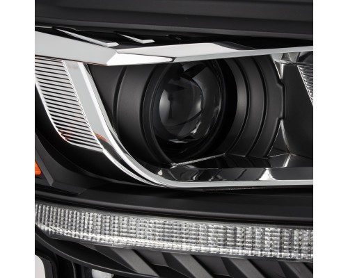 Фары Ford Ranger 2019-2023 линзованные галогенные серия PRO цвет Black Фары Ford Ranger 2019-2023 линзованные галогенные серия PRO цвет Black