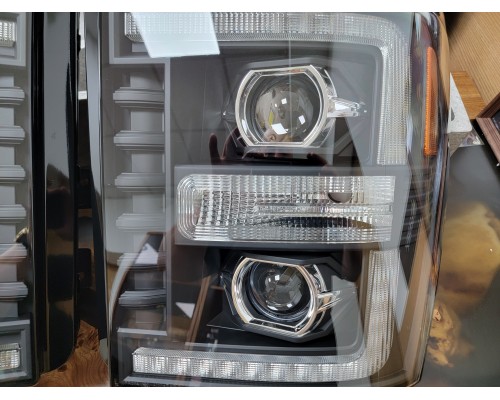 Фары Ford F250 F350 F450 F550 светодиодные 2011-2016 серии LUXX цвет Black
