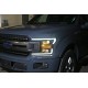Фары Ford F150 2018-2020 линзованные серия PRO галогенные цвет Chrome