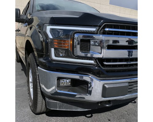 Фары Ford F150 2018-2020 линзованные серия PRO галогенные цвет Jet Black Фары Ford F150 2018-2020 линзованные серия PRO галогенные цвет Jet Black