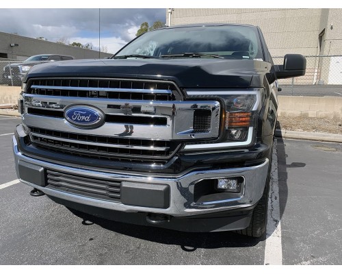 Фары Ford F150 2018-2020 линзованные серия PRO галогенные цвет Jet Black Фары Ford F150 2018-2020 линзованные серия PRO галогенные цвет Jet Black