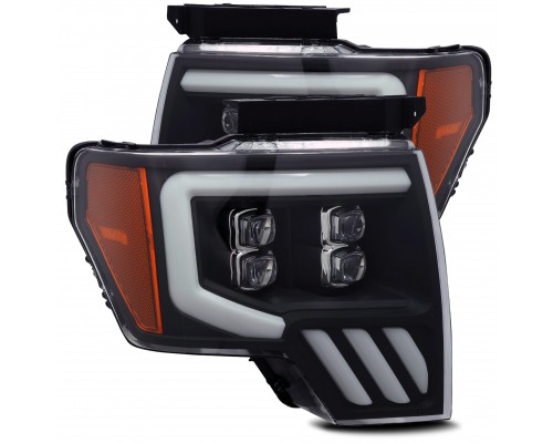 Фары Ford F150 09-14 светодиодные серии NOVA цвет Black Фары Ford F150 09-14 светодиодные серии NOVA цвет Black