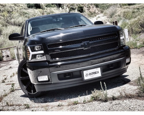 Фары Chevrolet Silverado линзованные галогенные 2007-2013 серия PRO цвет Black Фары Chevrolet Silverado линзованные галогенные 2007-2013 серия PRO цвет Black