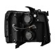 Фары Chevrolet Silverado линзованные галогенные 2007-2013 серия PRO цвет Black