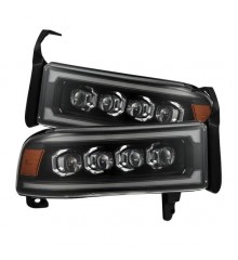 Фары Dodge Ram 1994-2002 светодиодные серии NOVA цвет Black