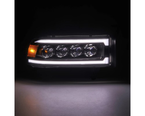 Фары Dodge Ram светодиодные 1994-2002 серии NOVA цвет Black