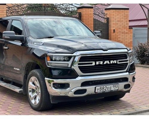 Фары Dodge Ram светодиодные 2019-2024 серии NOVA цвет черный под глянцевым лаком