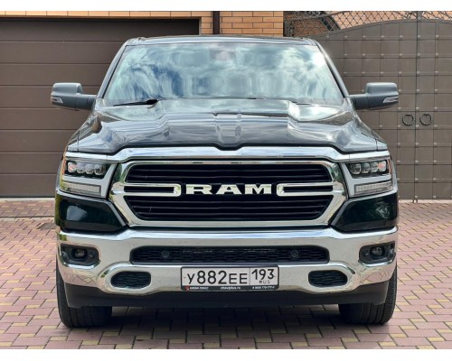 Фары Dodge Ram светодиодные 2019-2024 серии NOVA цвет черный под глянцевым лаком