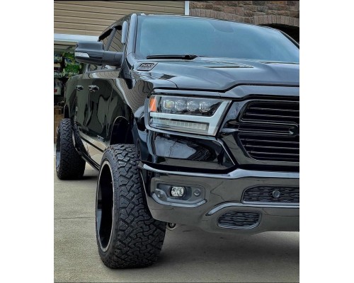 Фары Dodge Ram светодиодные 2019-2024 серии NOVA цвет черные матовые Фары Dodge Ram светодиодные 2019-2024 серии NOVA цвет черные матовые