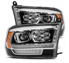 Фары Dodge Ram 09-18 светодиодные серии LUXX (5th Gen 2500 Style) цвет Black