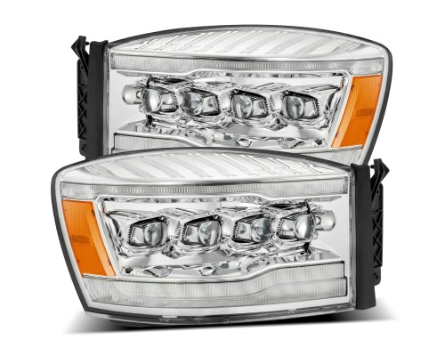 Фары Dodge Ram 06-09 светодиодные серии NOVA цвет Chrome Фары Dodge Ram 06-09 светодиодные серии NOVA цвет Chrome