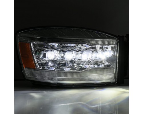 Фары Dodge Ram 06-09 светодиодные серии NOVA цвет Chrome Фары Dodge Ram 06-09 светодиодные серии NOVA цвет Chrome